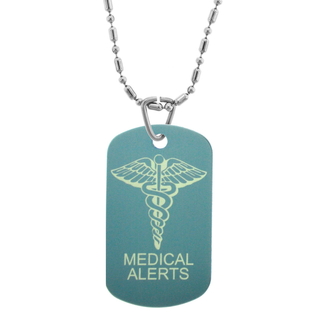GIFTS INFINITY Custom Engraved Personalized Medical Alert ID Dog Tag, Pendants, Necklace
