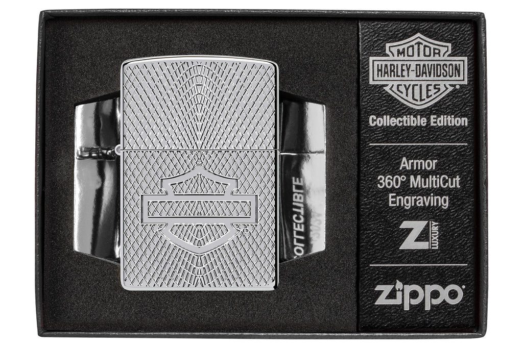 Zippo Harley-Davidson® Design High Polish Chrome Lighter