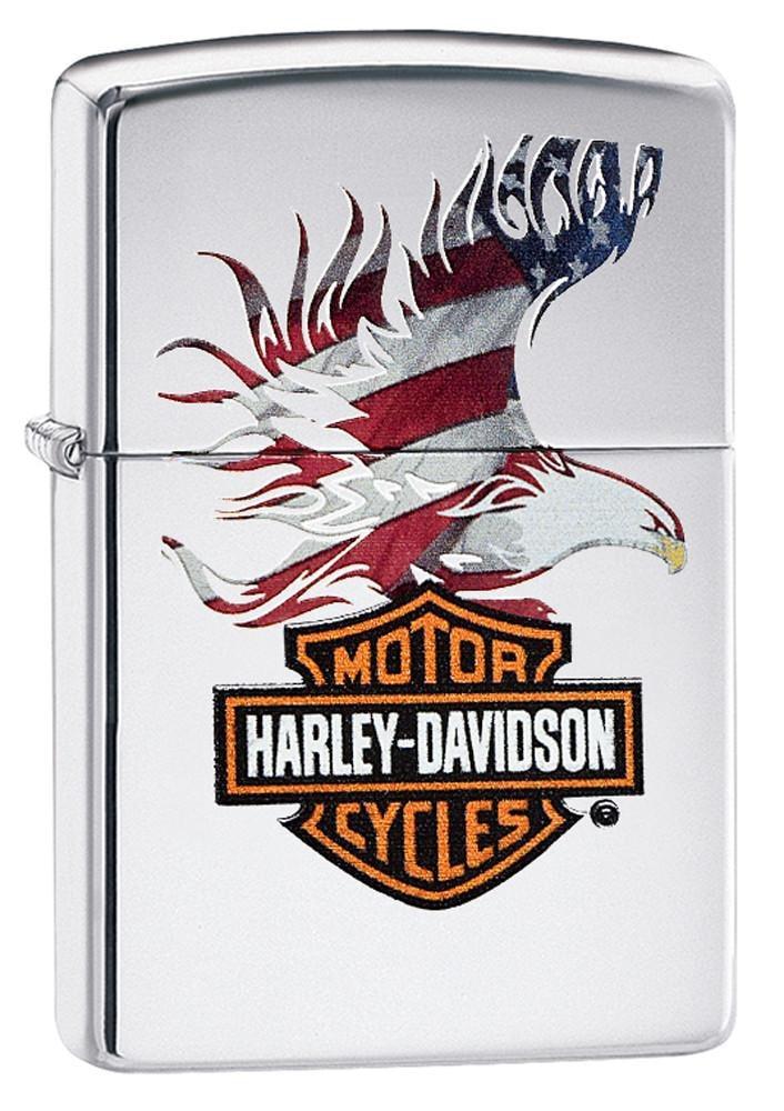 28082, Harley-Davidson Americana Eagle, Color Image, High Polish Chrome, Classic Case