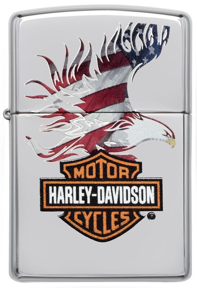 28082, Harley-Davidson Americana Eagle, Color Image, High Polish Chrome, Classic Case