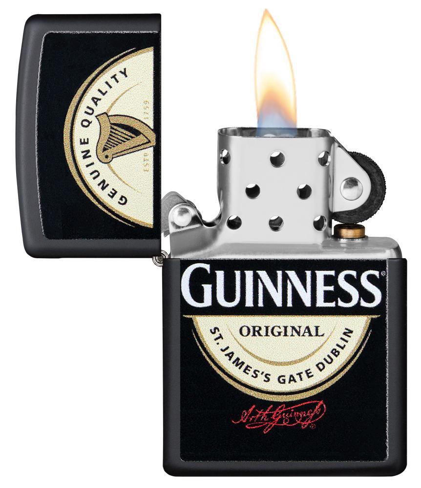 Guinness Black Matte Lighter