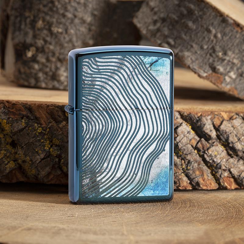 Tree Rings Design Lighter