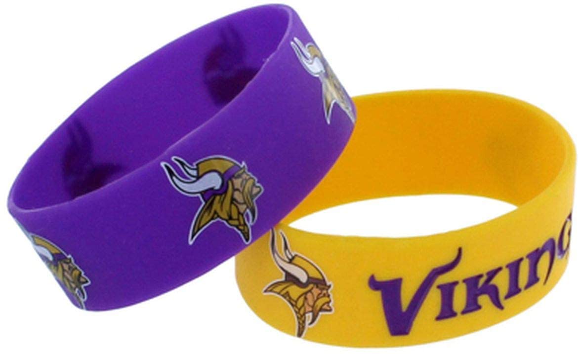 Silicone Rubber Bracelet Minnesota Vikings