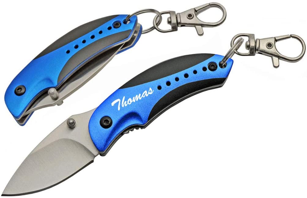 GIFTS INFINITY 4.75" Small Pocket Knife with Laser Engraving, Perfect for Groomsmen, Best Man, Bachelor Party,