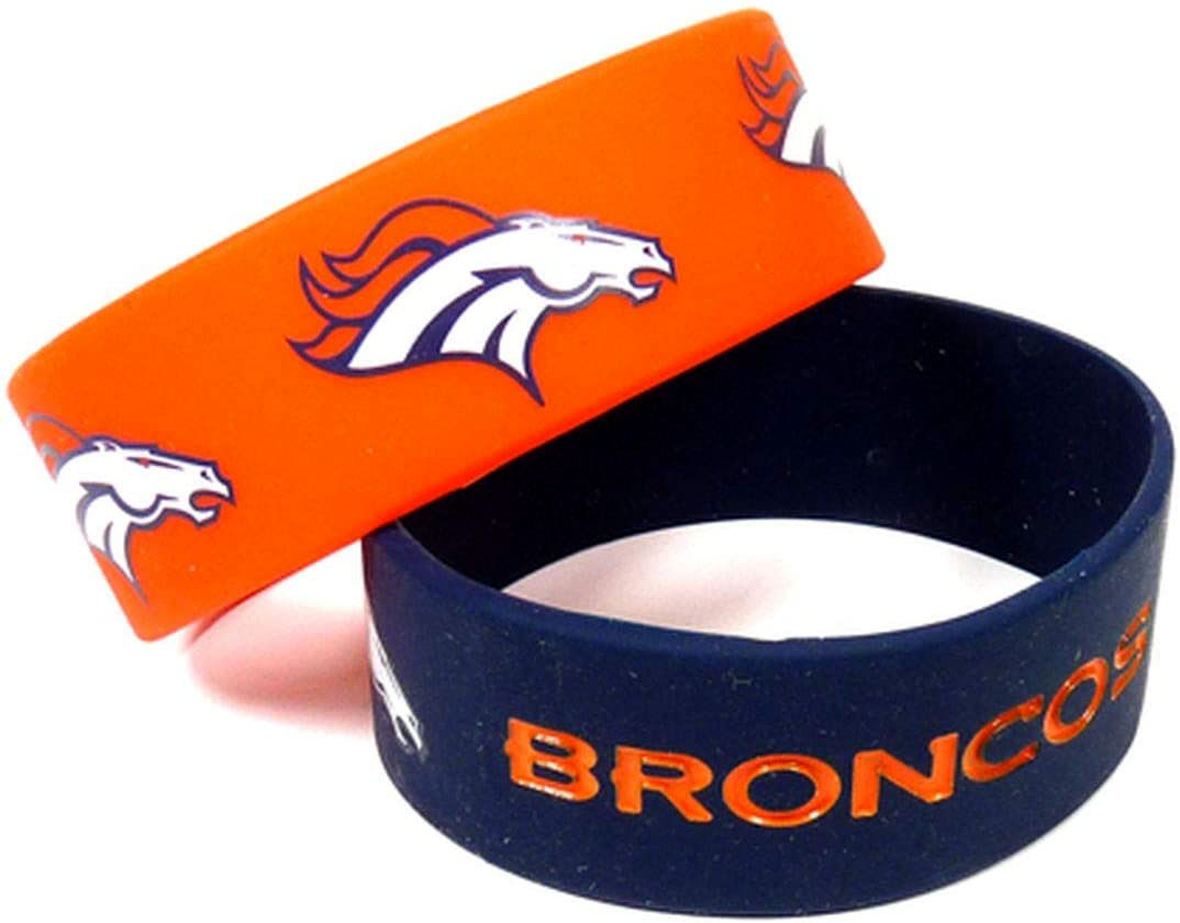 NFL Silicone Rubber Bracelet Denver Broncos