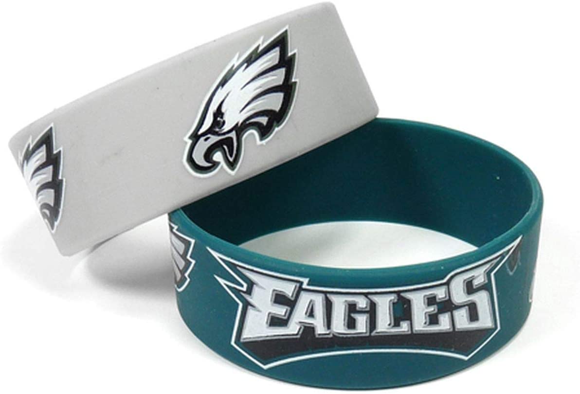 NFL Silicone Rubber Bracelet Philadelphia Eagles