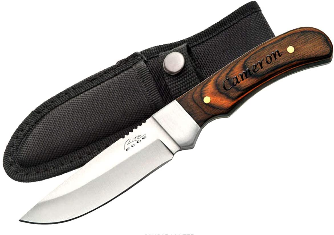 Personalized FISHING KNIFE & SHEATH Knive Custom Engraved
