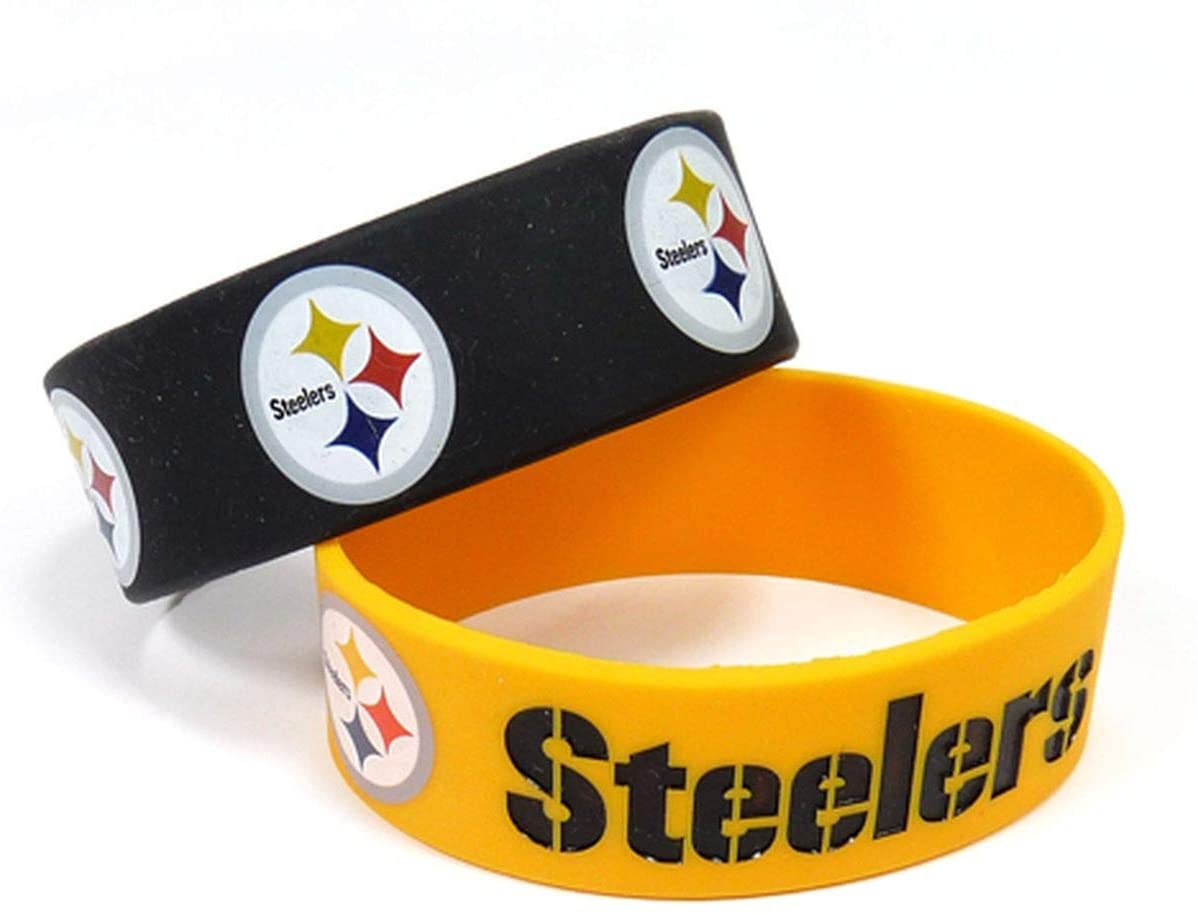 Silicone Rubber Bracelet Pittsburgh Steelers