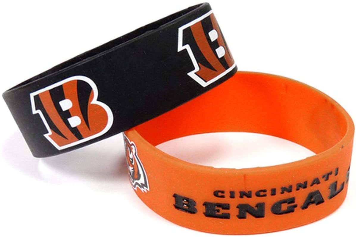 NFL Silicone Rubber Bracelet Cincinnati Bengals