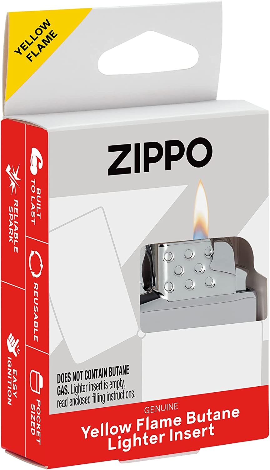 Zippo Butane Lighter Insert - Yellow Flame