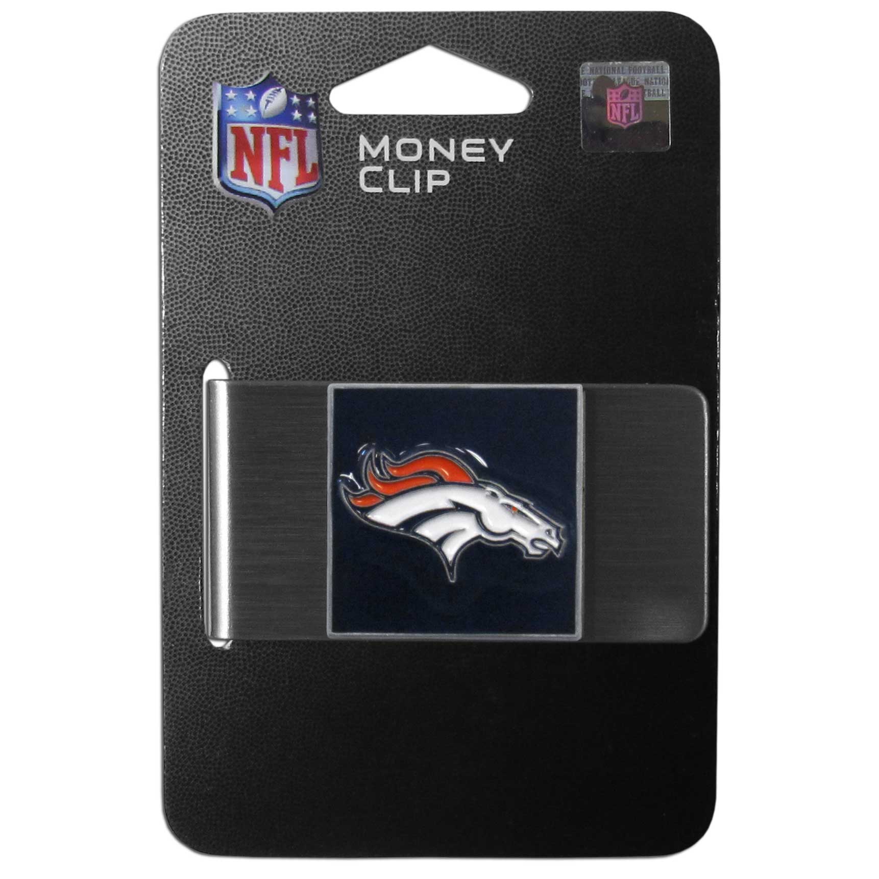 Denver Broncos NFL Steel Money Clip