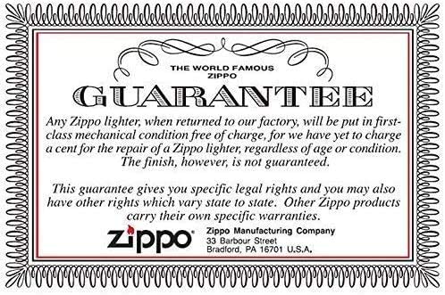 Zippo Lifetime Warranty
